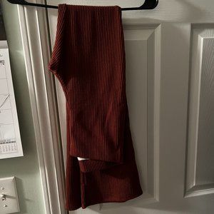 Ultra Flirt Juniors' High-Rise Ribbed Flare Pants XS never worn